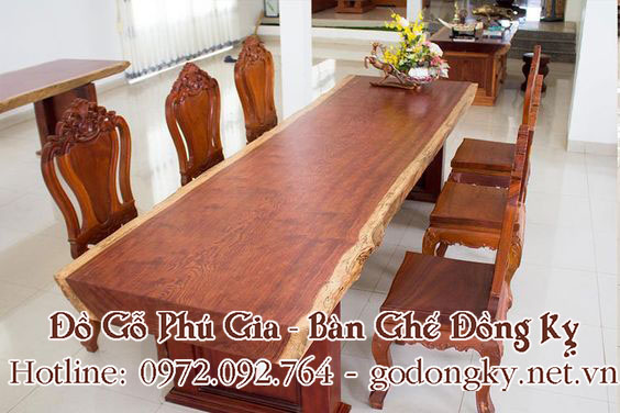 bộ bàn ghế phòng ăn đồ gỗ đồng kỵ giá rẻ